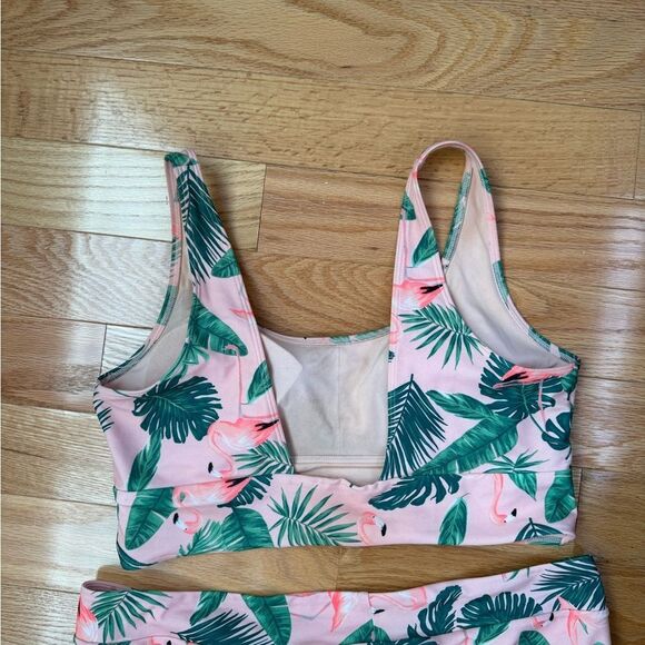 Old Navy Tropical Pink Swim Set - Picture 4 of 5